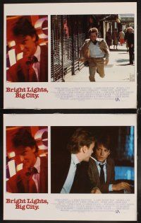 6d148 BRIGHT LIGHTS BIG CITY 8 LCs '88 Michael J. Fox & Kiefer Sutherland in New York City!