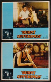 6d821 BURNT OFFERINGS 7 LCs '76 Oliver Reed, sexy Karen Black, Burgess Meredith!