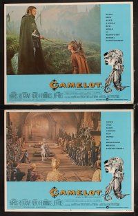 6d164 CAMELOT 8 LCs R73 Richard Harris as King Arthur, Vanessa Redgrave as Guenevere!