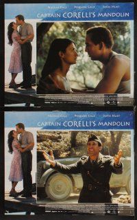 6d168 CAPTAIN CORELLI'S MANDOLIN 8 LCs '01 Nicolas Cage, Penelope Cruz, John Hurt, Christian Bale