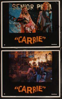 6d170 CARRIE 8 LCs '76 Stephen King, Sissy Spacek, Brian De Palma. Piper Laurie!