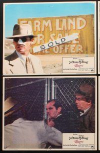 6d191 CHINATOWN 8 LCs '74 great images of Jack Nicholson & Faye Dunaway, Roman Polanski classic!