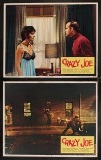 6d213 CRAZY JOE 8 LCs '74 Peter Boyle as mafioso Joey Gallo, Paula Prentiss, Fred Williamson!