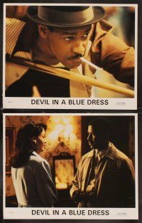6d233 DEVIL IN A BLUE DRESS 8 LCs '95 Denzel Washington, Tom Sizemore, Jennifer Beals, Don Cheadle!