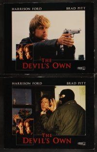 6d234 DEVIL'S OWN 8 LCs '97 Harrison Ford & Brad Pitt, trapped by destiny & bound by duty!