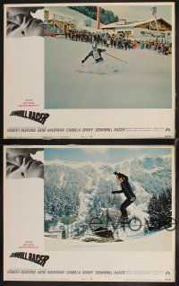 6d980 DOWNHILL RACER 4 LCs '69 Robert Redford, Gene Hackman, great skiing images!