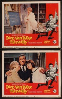 6d290 FITZWILLY 8 LCs '68 great images of Dick Van Dyke & sexy Barbara Feldon!