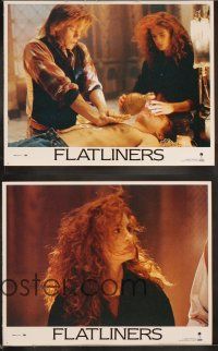 6d295 FLATLINERS 8 LCs '90 Kiefer Sutherland, Julia Roberts, Kevin Bacon, Baldwin, Oliver Platt