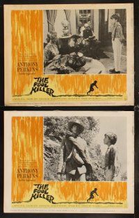 6d301 FOOL KILLER 8 LCs '65 cool images of Anthony Perkins, Edward Albert, Dana Elcar!