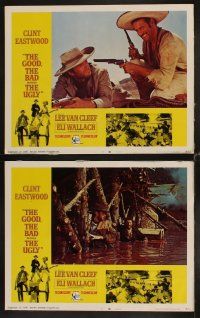 6d832 GOOD, THE BAD & THE UGLY 7 LCs '68 Clint Eastwood, Lee Van Cleef, Sergio Leone classic!