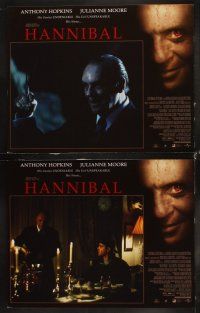 6d358 HANNIBAL 8 LCs '00 Anthony Hopkins as Dr. Lector, Ray Liotta, Julianne Moore
