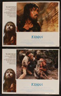 6d407 ICEMAN 8 LCs '84 Fred Schepisi, John Lone is an unfrozen 40,000 year-old neanderthal caveman!