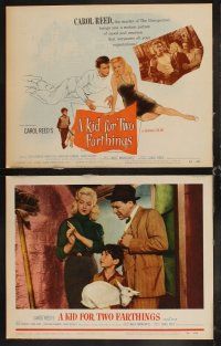 6d440 KID FOR TWO FARTHINGS 8 LCs '56 sexy Diana Dors, Celia Johnson, directed by Carol Reed!