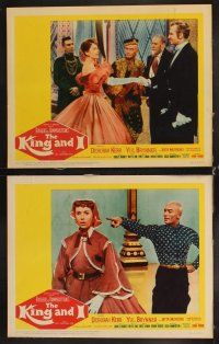 6d441 KING & I 8 LCs R61 Deborah Kerr & Yul Brynner in Rodgers & Hammerstein's musical!