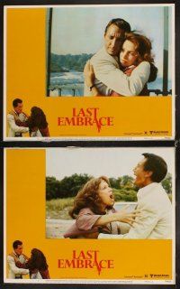 6d449 LAST EMBRACE 8 LCs '79 Roy Scheider & Janet Margolin, directed by Jonathan Demme!