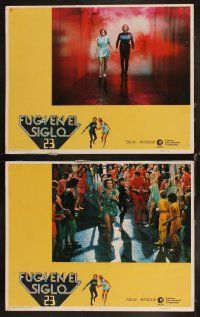 6d468 LOGAN'S RUN 8 Spanish/U.S. LCs '76 Michael York & Jenny Agutter, directed by Michael Anderson