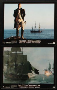 6d013 MASTER & COMMANDER 10 LCs '03 Russell Crowe, Paul Bettany, Peter Weir directed!