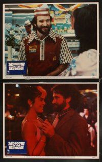 6d529 MOSCOW ON THE HUDSON 8 LCs '84 Russian Robin Williams in New York City, Maria Conchita Alonso