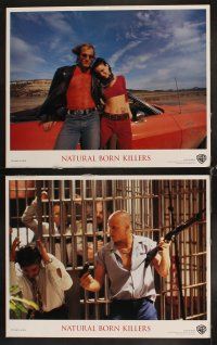 6d543 NATURAL BORN KILLERS 8 LCs '94 Oliver Stone cult classic, Woody Harrelson, Juliette Lewis