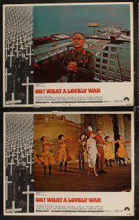 6d555 OH WHAT A LOVELY WAR 8 LCs '69 John Mills in Richard Attenborough wacky World War II musical