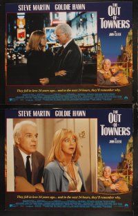 6d570 OUT-OF-TOWNERS 8 LCs '99 Steve Martin, Goldie Hawn, John Cleese, written by Neil Simon!