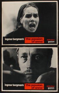 6d579 PASSION 8 LCs '70 Ingmar Bergman's Passion of Anna, Max Von Sydow, Liv Ullmann!