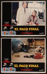 6d584 PAYOFF 8 Spanish/U.S. LCs '78 La Mazzetta directed by Sergio Corbucci, Nino Manfredi, Ugo Tognazzi