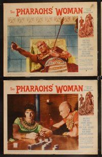 6d587 PHARAOHS' WOMAN 8 LCs '61 La donna dei faraoni, sexy Linda Cristal in the title role!