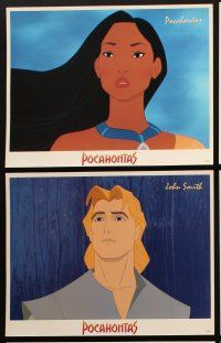 6d003 POCAHONTAS 15 LCs '95 Walt Disney, Native American Indians, great cartoon images!