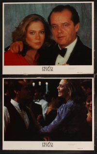 6d604 PRIZZI'S HONOR 8 LCs '85 Jack Nicholson & Kathleen Turner, directed by John Huston!