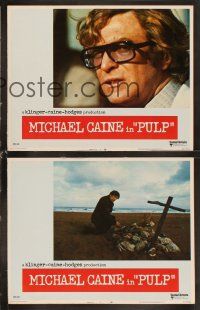 6d607 PULP 8 LCs '72 directed by Mike Hodges, Michael Caine in action!