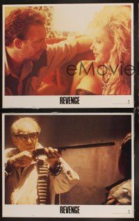 6d617 REVENGE 8 LCs '90 Kevin Costner, Madeleine Stowe, Anthony Quinn, directed by Tony Scott