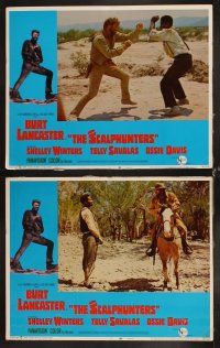 6d639 SCALPHUNTERS 8 LCs '68 Burt Lancaster, Ossie Davis, Telly Savalas, Shelley Winters!