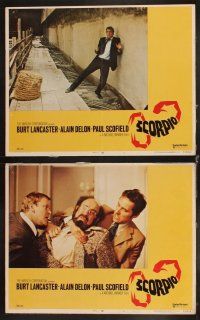 6d641 SCORPIO 8 LCs '73 Burt Lancaster, Alain Delon, the most incredible manhunt of all time!