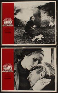6d656 SHAME 8 LCs '69 Ingmar Bergman's Skammen, Liv Ullmann, Max Von Sydow!