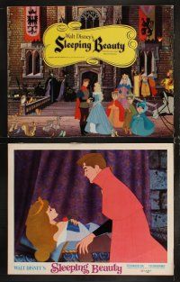 6d671 SLEEPING BEAUTY 8 LCs R70 Walt Disney cartoon fairy tale fantasy classic!