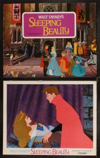 6d672 SLEEPING BEAUTY 8 LCs R79 Walt Disney cartoon fairy tale fantasy classic!
