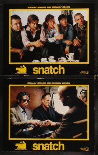 6d675 SNATCH 8 LCs '00 Brad Pitt, Jason Statham, Benicio Del Toro, Dennis Farina, Guy Ritchie