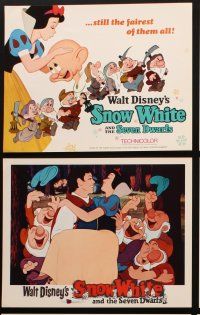 6d043 SNOW WHITE & THE SEVEN DWARFS 9 LCs R67 Walt Disney animated cartoon fantasy classic!