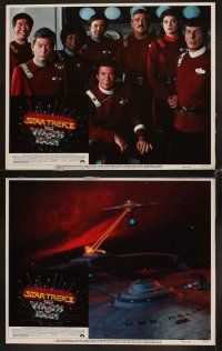 6d689 STAR TREK II 8 LCs '82 The Wrath of Khan, William Shatner, Ricardo Montalban, Leonard Nimoy