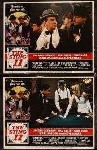 6d694 STING 2 8 LCs '83 Jackie Gleason, Mac Davis, Teri Garr, gambling sequel, Struzan border art!