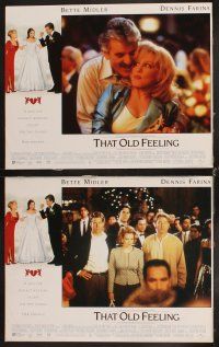 6d727 THAT OLD FEELING 8 LCs '97 Bette Midler, Dennis Farina, directed by Carl Reiner!