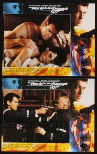 6d007 WORLD IS NOT ENOUGH 12 LCs '99 Pierce Brosnan as James Bond, Denise Richards, Sophie Marceau!