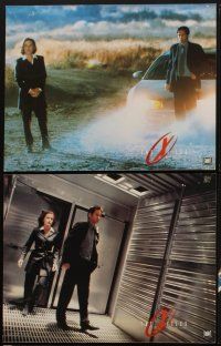 6d048 X-FILES 9 LCs '98 David Duchovny, Gillian Anderson, Martin Landau, sci-fi!