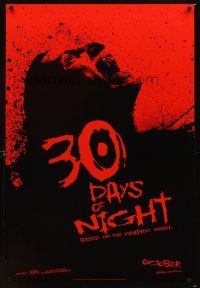 6g015 30 DAYS OF NIGHT teaser DS 1sh '07 Josh Hartnett & Melissa George hunt vampires in Alaska!