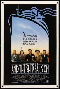 6g049 AND THE SHIP SAILS ON 1sh '83 Federico Fellini's E la nave va, Freddie Jones!