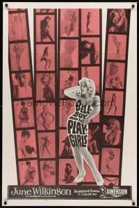 6g100 BELLBOY & THE PLAYGIRLS 1sh '62 sexy 3D June Wilkinson, Francis Ford Coppola!