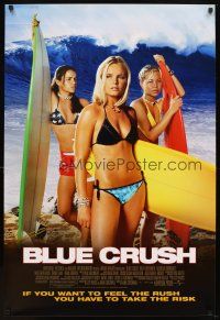 6g125 BLUE CRUSH 1sh '02 John Stockwell, sexy Kate Bosworth in bikini, surfing girls!