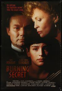 6g156 BURNING SECRET foil 1sh '88 Andrew Birkin directed, Klaus Maria Brandauer & Faye Dunaway!