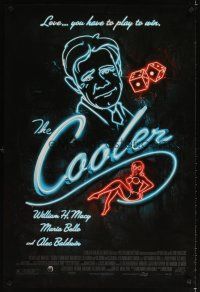6g201 COOLER 1sh '03 Alec Baldwin, William H. Macy, cool neon sign design!